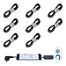 Verlichtingsset Amsterdam 8 spots t.b.v. Ultraline en Designline overkapping