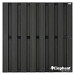 Composiet schuttingscherm Design antraciet 180x180cm