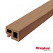 Regel/ kantafwerking DEKKERHOUT bruin 3x5x225 cm 2st/set