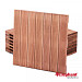 Vlondertegel hardhout bangkirai 90x90cm