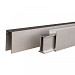 Mix&Match boven- en onderregel aluminium geanodiseerd 2x2,5x180cm