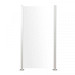 Hardglas blank scherm smal 90x180cm