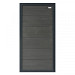 Forte composiet schuttingscherm antra/antra alu 90x180cm