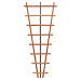 Hardhouten V-trellis 30-65 x 150 cm.