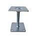 Plaatanker in hoogte verstelbaar 110x110x6mm grijs verz.