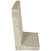 L-element 60x40x34 cm (bxdxh) grijs