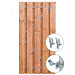 Tuindeur geschaafd 100x180cm Red Class Wood Solide 9-planks