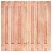 Douglas fijnbezaagd plankenscherm 17-planks 16mm, 180 x 180 cm, onbehandeld.