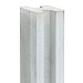 Betonpaal met sleuf 10 x 10 x 275, grijs tussenpaal, ongecoat t.b.v. blokhutprofielplanken.