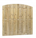 Jumboscherm geschaafd vuren 18-planks 15 mm, 180 x 170/180 cm, toog verticaal.