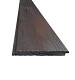 Douglas geschaafd halfhouts rabat 4xvelling 1,8 x 19,5 x 300 cm, zwart gespoten.