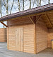 Douglas geschaafd blokhutprofiel 2,8 x 19,5 x 400 cm, onbehandeld.