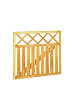Rechthekpoort met trellis 100 x 90 cm.