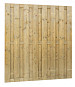Jumboscherm geschaafd vuren 18-planks 15 mm, 180 x 200 cm, recht verticaal.