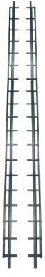 Shutter systeem 220cm - zwart gepoedercoat