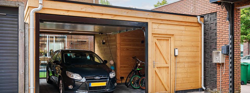 houten garage houten carport
