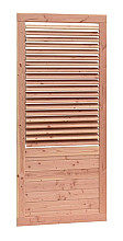 Douglas shutter-element 224 van 89 cm breed - groen geïmpregneerd.