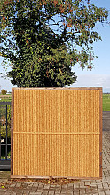Kokosscherm in houten frame 180 x 180 cm