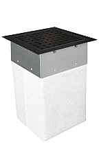 Hydroblob Infiltratieput rooster grafiet 25x25x35 cm