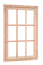 Douglas uitzetraam 9-ruits 91 x 136 cm (diverse kleuren)