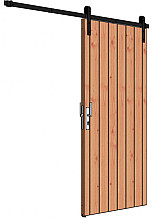 Douglas Schuifdeur enkel onbehandeld links open 980x1950 mm
