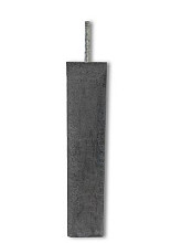 Betonpoer 12 x 12 x 60 cm antraciet