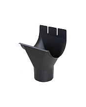 RedFox gootuitloop 125mm - 90mm - RAL 9005