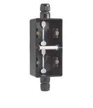 Hydro opbouwdoos 2V verticaal +2x M20 wartel doorvoer 2kant