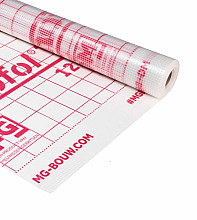 Miofol 125S 1.50 x 25 m rood montage warme kant (tbv isolatieplaat)