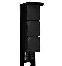 Tuinpaal pro drievoudig met dubbele wartel (diverse kleuren)