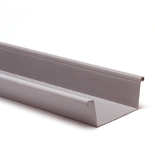 Bakgoot grijs 140mm L=2mtr