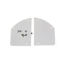 Vario aluminum muuraansluitprofiel - eindset