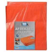 Prof bouwzeil/ afdekzeil 2 x 3 meter - Oranje 150 gr.