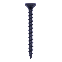 Woodies® Ultimate Blackline platverzonken kop - shield zwart (diverse maten)