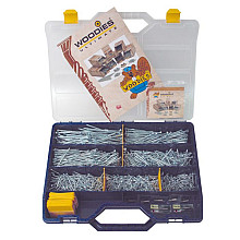 Woodies® Ultimate assortimentskoffer verzinkt