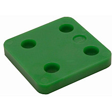 GB drukplaat zonder sleuf (diverse maten/ kleuren)