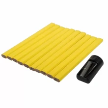 Timmermanspotloden set van 10 st. - inclusief slijper.