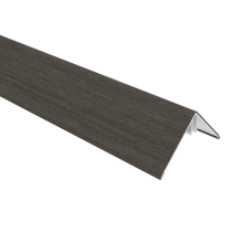 NewTechWood aluminium co-extrusie hoekprofiel t.b.v. Castellation PRO, 6 x 6 x 300 cm, Silver Gray.