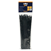 Konvox Bundelbandje 4,8 x 250mm zwart - zak 100 st