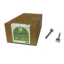 Slotbout Verzinkt DIN603 - doos 100st (div. soorten)