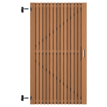 Thermovision Ayous geschaafd latten deur op verstelbaar frame, verticaal, 178 X 99 cm.
