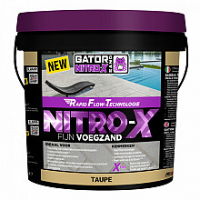 Gator Nitro X fijn Taupe voegmortel 12,5 kg
