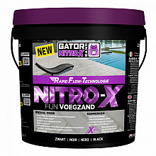 Gator Nitro X fijn Zwart voegmortel 12,5 kg