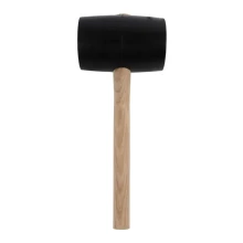 Rubberen hamer – 1380 gram – Essenhouten steel – 100% FSC
