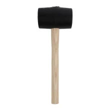 Rubberen hamer – 680 gram – Essenhouten steel – 100% FSC