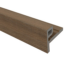 NewTechWood HKC co-extrusie eindprofiel castellation t.b.v. wand bekleding (div. maten/ kleuren)