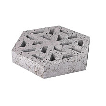 Eco-tegel 37,5x37,5x7 cm Grijs (8 stuks per m2)