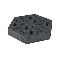 Eco-tegel 37,5x37,5x7 cm Antraciet (8 stuks per m2)