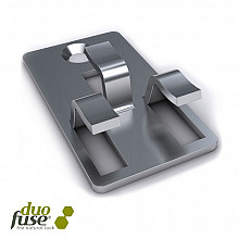 PLASTIVAN Duofuse Standaardclips incl schroeven doos a 100 stuks