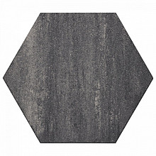 Soft Comfort Zeskant 60x60x4cm Grijs/Zwart
